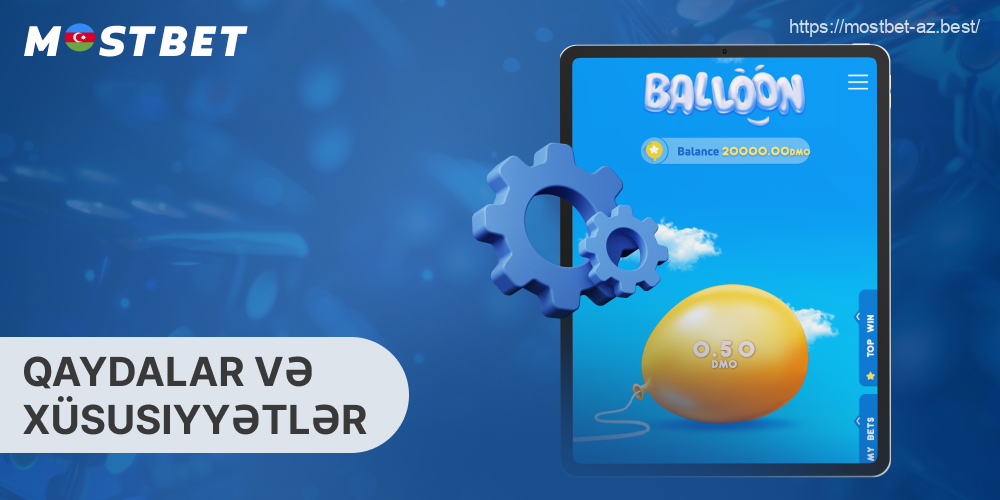 Balloon Mostbet oyunu çox sadə interfeysə malikdir, ona görə də Azərbaycandan olan oyunçulara uduşlarını əldə etmək üçün yalnız bir klik lazımdır