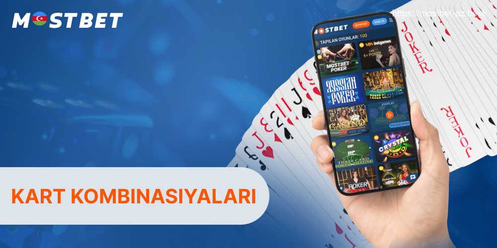 Müxtəlif Mostbet AZ poker formatlarında çoxlu müxtəlif poker birləşmələri mövcuddur