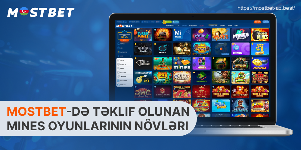 20-dən çox Mostbet Mines oyunu Azərbaycandan olan istifadəçilər üçün əlçatandır